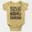 Start Like Sachin, Live Like Kohli, Finish Like Dhoni Short Sleeve Baby Onesie in Butter Color